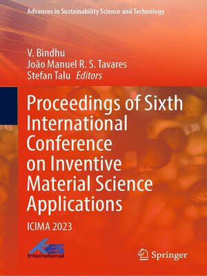 cover image of Proceedings of Sixth International Conference on Inventive Material Science Applications